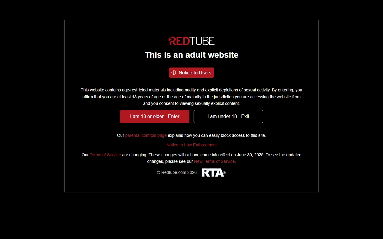 Screenshot: Redtube Screenshot of Redtube